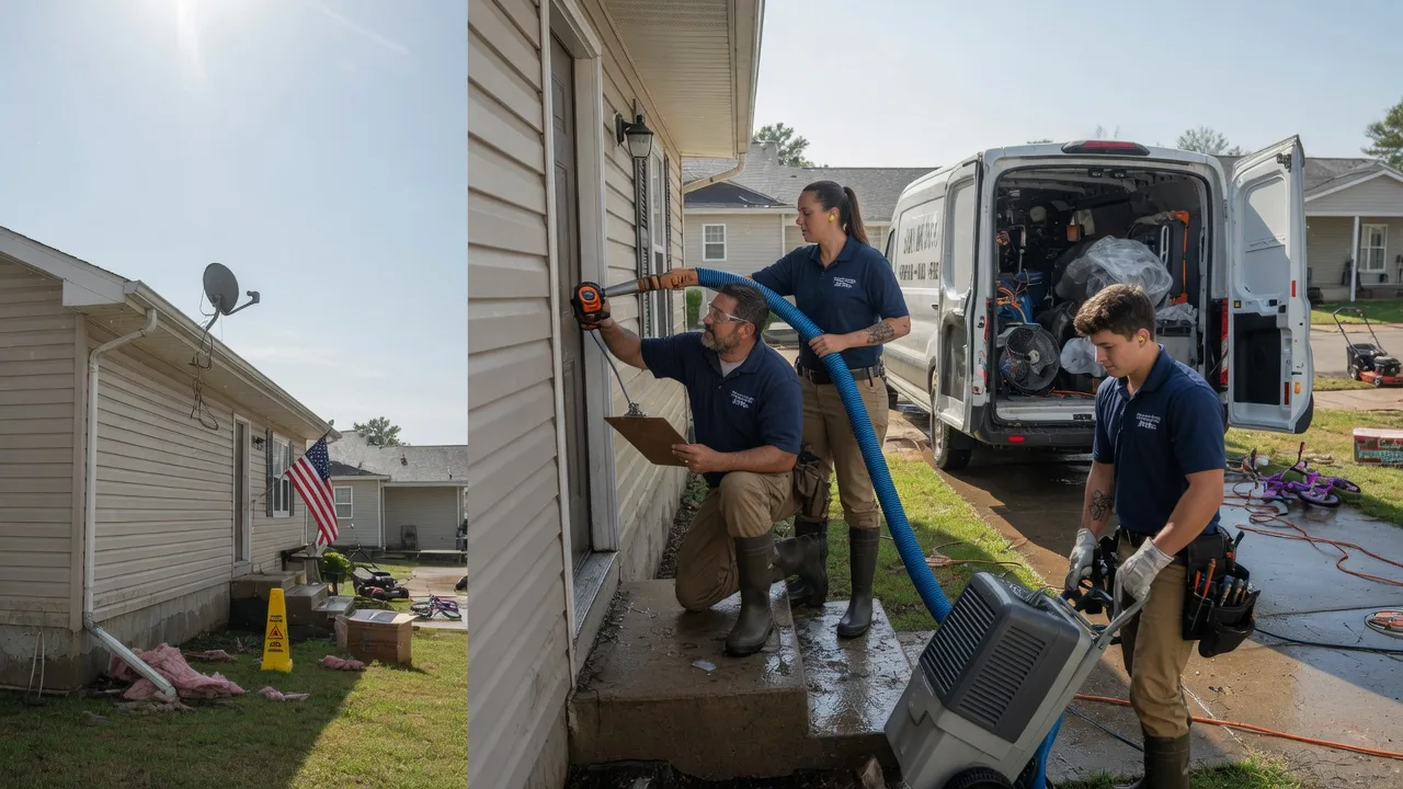 Ceiling Water Damage Restoration in Irwin, OH near me